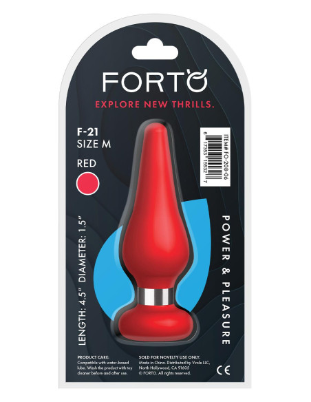 FORTO F-21 TEAR DROP MEDIUM RED