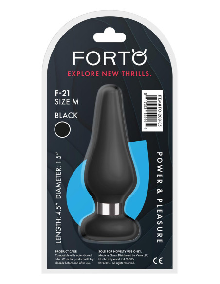 FORTO F-21 TEAR DROP MEDIUM BLACK