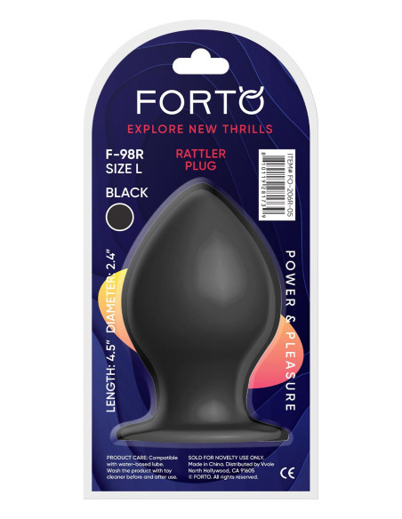 FORTO F-98R RATTLER CONE LARGE BLACK