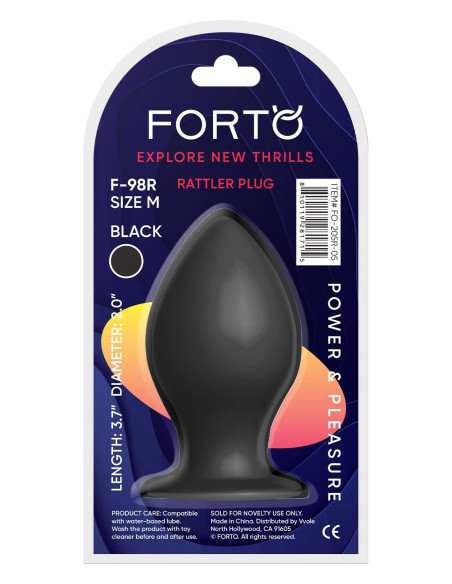 FORTO F-98R RATTLER CONE MEDIUM BLACK