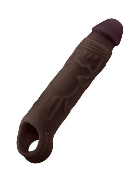 Wibrująca nakładka na penisa Shaft Sheath Rozmiar 1 Mahogany