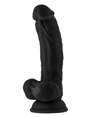SHAFT MODEL C 7.5 INCH DONG WITH BALLS BLACK