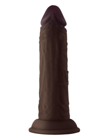 Realistyczne dildo Shaft Model J 5.5 inch płynny silikon Mohogany