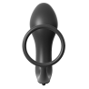 ANAL FANTASY COLLECTION ASS-GASM COCKRING VIBRATING PLUG BLACK