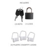 FANTASY C-RINGZ HARDCORE SILICONE COCK BLOCKER BLACK