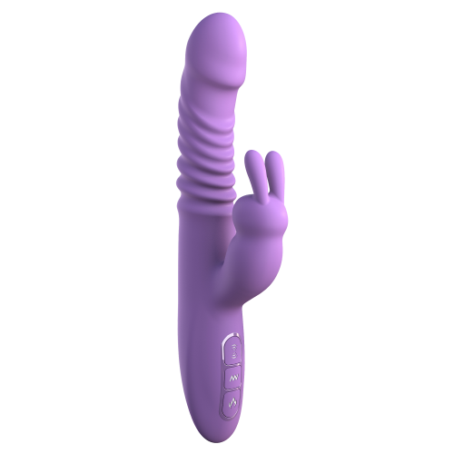 FANTASY FOR HER HER THRUSTING SILICONE RABBIT PURPLE
