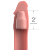 FANTASY X-TENSIONS ELITE 8 INCH SLEEVE WITH 2 INCH PLUG LIGHT