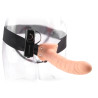FETISH FANTASY SERIES 8 INCH VIBRATING HOLLOW STRAP-ON LIGHT