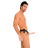 FETISH FANTASY SERIES FOR HIM OR HER VIBRATING HOLLOW STRAP-ON LIGHT
