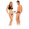 FETISH FANTASY SERIES FOR HIM OR HER VIBRATING HOLLOW STRAP-ON LIGHT