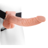 FETISH FANTASY SERIES 9 INCH HOLLOW STRAP-ON WITH BALLS LIGHT