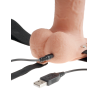 FETISH FANTASY SERIES 7 INCH HOLLOW STRAP-ON LIGHT
