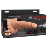 FETISH FANTASY SERIES 7 INCH SQUIRTING HOLLOW STRAP-ON LIGHT
