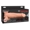 FETISH FANTASY SERIES 9 INCH SQUIRTING HOLLOW STRAP-ON LIGHT