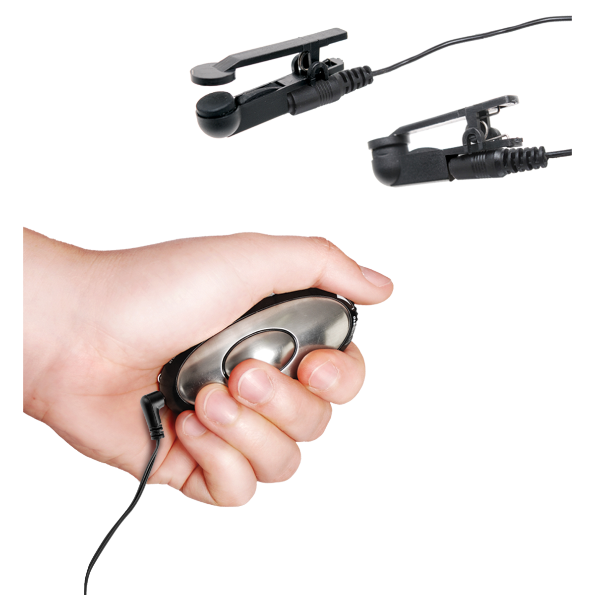 FETISH FANTASY SERIES SHOCK THERAPY NIPPLE CLAMPS BLACK