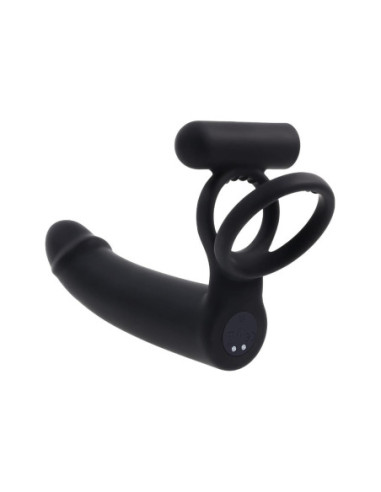 GENDER X DILDO WITH COCKRING BLACK