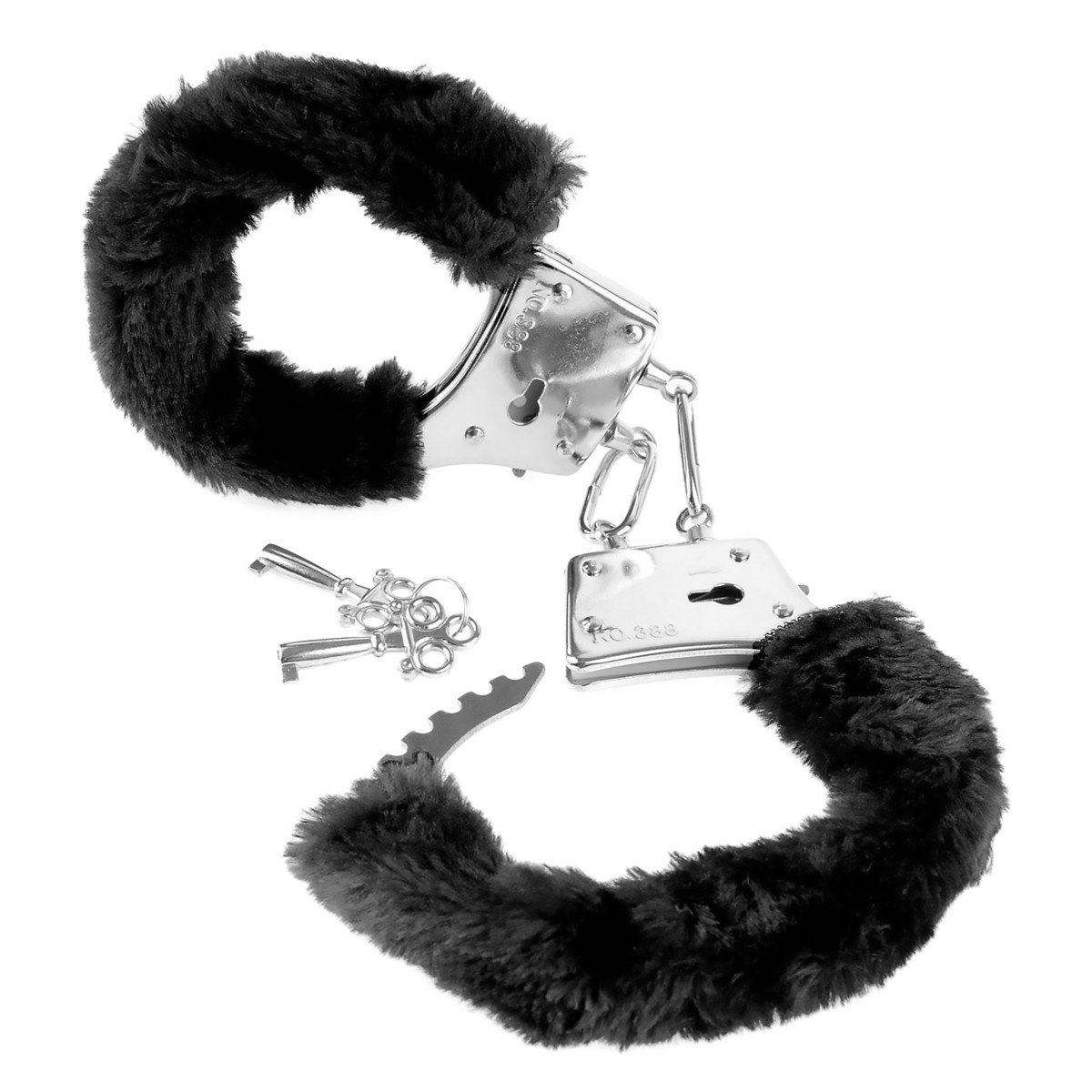 FETISH FANTASY SERIES BEGINNER'S FURRY CUFFS BLACK