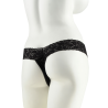 FETISH FANTASY SERIES LIMITED EDITION REMOTE CONTROL VIBRATING PANTIES BLACK