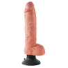 KING COCK 10 INCH VIBRATING COCK WITH BALLS LIGHT