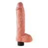 KING COCK 10 INCH VIBRATING COCK WITH BALLS LIGHT