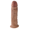 KING COCK 10 INCH COCK TAN