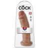 KING COCK 10 INCH COCK TAN