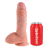 KING COCK 8 INCH COCK WITH BALLS LIGHT