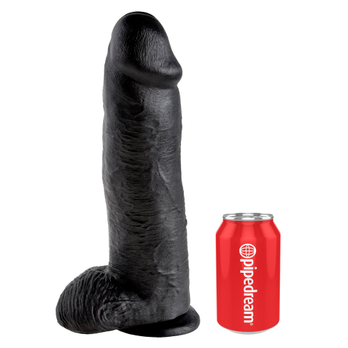 KING COCK 12 INCH COCK WITH BALLS BLACK