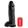 KING COCK 12 INCH COCK WITH BALLS BLACK