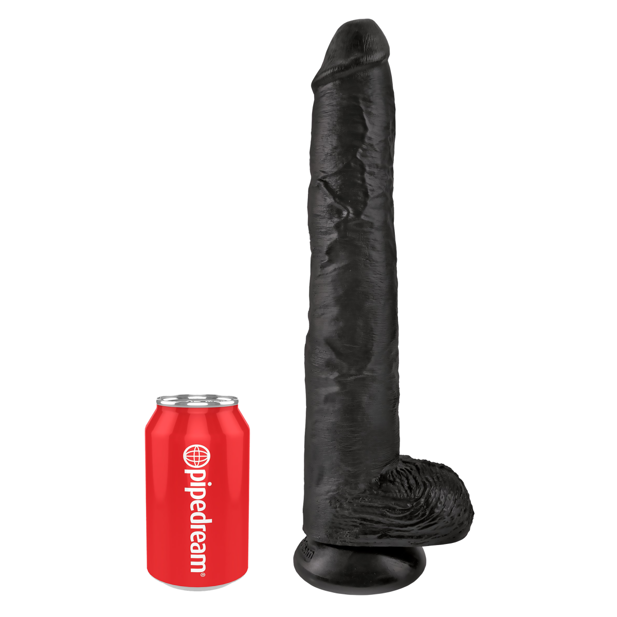 KING COCK 14 INCH COCK WITH BALLS BLACK