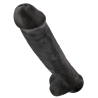 KING COCK 15 INCH COCK WITH BALLS BLACK