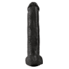 KING COCK 15 INCH COCK WITH BALLS BLACK