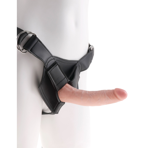 KING COCK STRAP ON HARNESS WITH 7 INCH COCK LIGHT