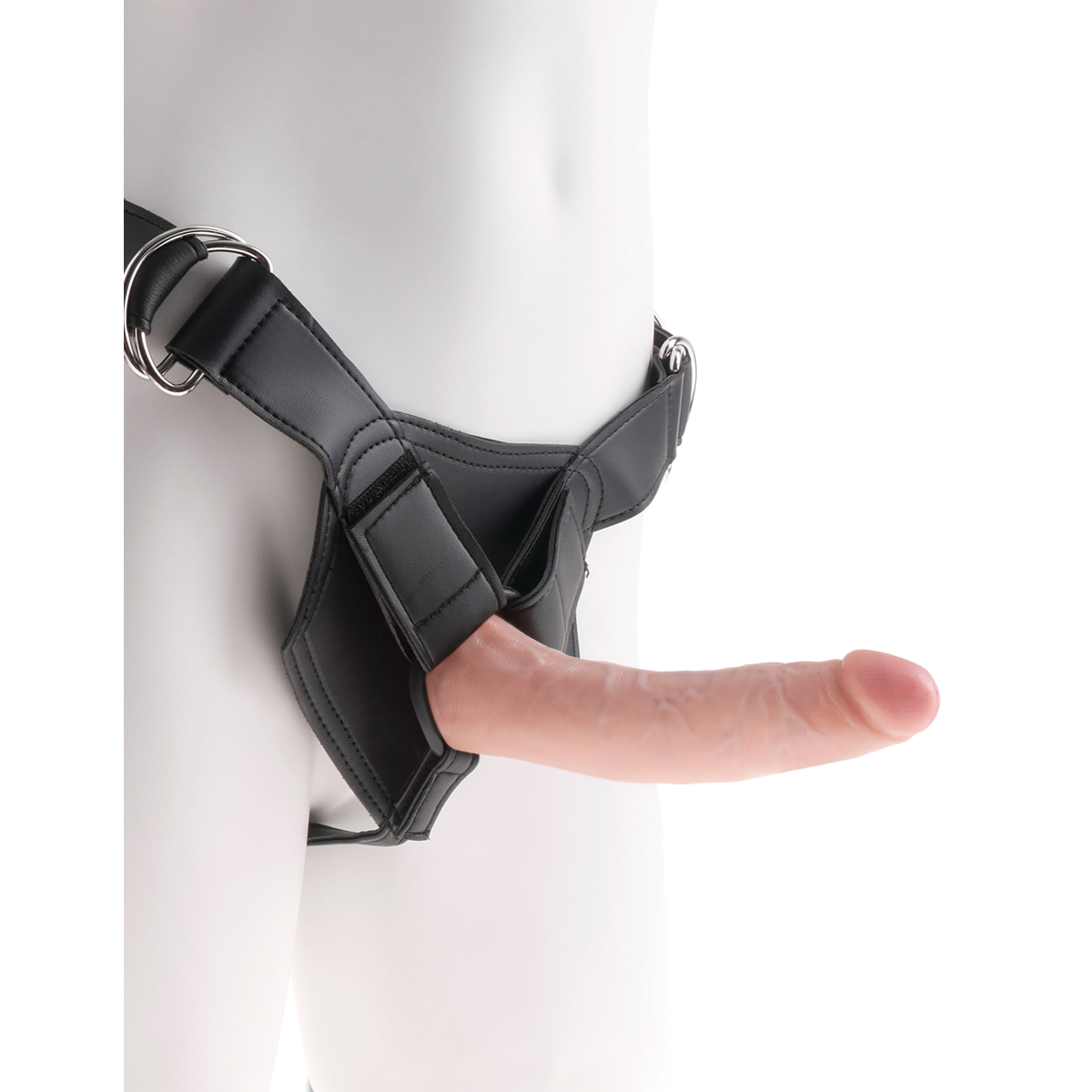 KING COCK STRAP ON HARNESS WITH 7 INCH COCK LIGHT