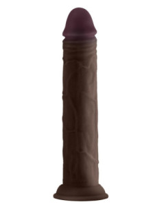 Realistyczne dildo Shaft Model J 9.5 inch płynny silikon Mohogany 2