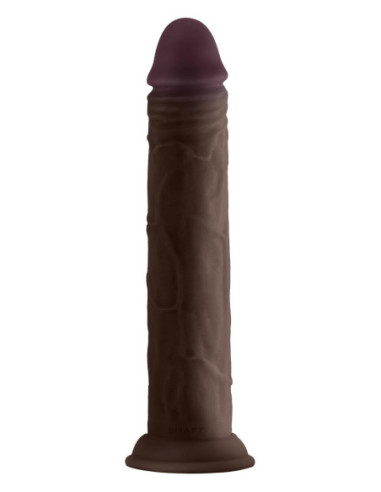 Realistyczne dildo Shaft Model J 9.5 inch płynny silikon Mohogany