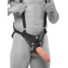 KING COCK 10 INCH HOLLOW STRAP ON SUSPENDER SYSTEM LIGHT