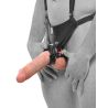 KING COCK 10 INCH HOLLOW STRAP ON SUSPENDER SYSTEM LIGHT