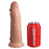 KING COCK ELITE 8 INCH DUAL DENSITY SILICONE COCK LIGHT
