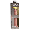 KING COCK ELITE 9 INCH DUAL DENSITY SILICONE COCK LIGHT