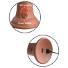 KING COCK ELITE 8 INCH DUAL DENSITY VIBRATING SILICONE COCK TAN