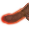 KING COCK PLUS 7.5 INCH THRUSTING COCK WITH BALLS BROWN