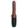 KING COCK PLUS 7.5 INCH THRUSTING COCK WITH BALLS BROWN