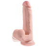 Realistyczne dildo 3D Cock Swinging Balls 9 inch - Sklep erotyczny Intymnosc24.pl