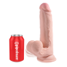 Realistyczne dildo 3D Cock Swinging Balls 9 inch - Sklep erotyczny Intymnosc24.pl