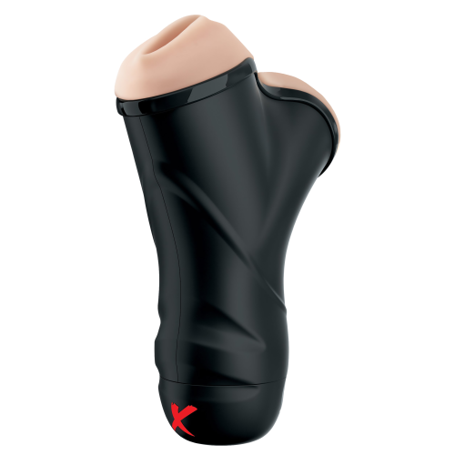 PDX ELITE DOUBLE PENETRATION VIBRATING STROKER LIGHT