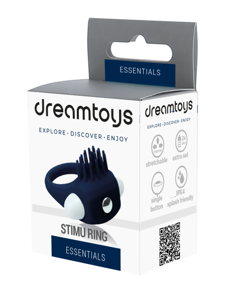 ESSENTIALS STIMU RING BLUE