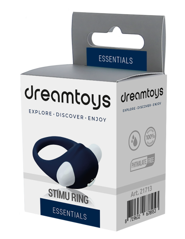 ESSENTIALS STIMU RING BLUE