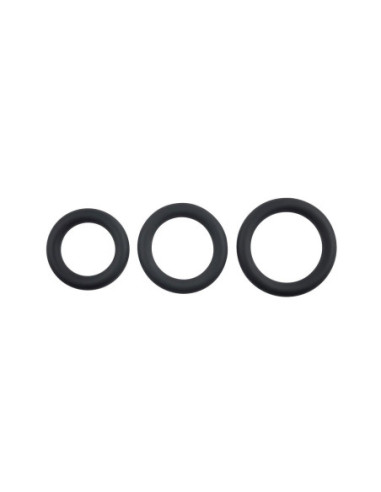 Czarne pierścienie na penisa Selopa Circus