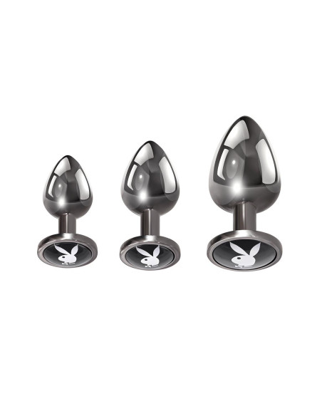 Zestaw trzech korków do treningów Playboy Pleasure 3 Ways